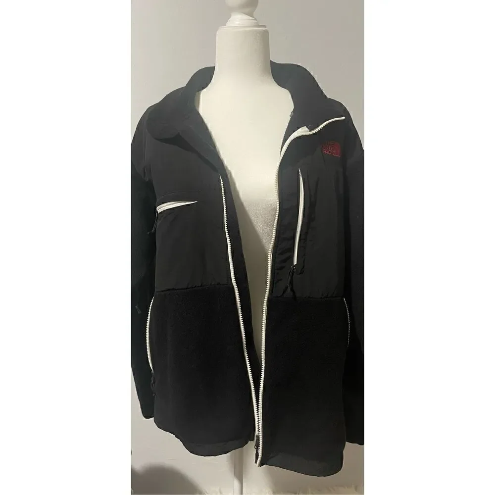 The North Face vintage black polartec Denali fleece jacket L